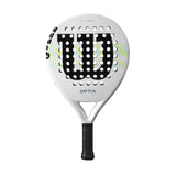 Wilson Optix V1 Padel Racket - White/Green, Grip Size 2-4 1/4