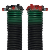 DURA-LIFT .243 x 2 x 33 Torsion Garage Springs (Green, Left & Right Wound)