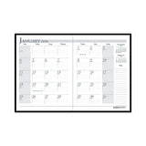 House of Doolittle 2026 Economy 11 x 8.5 Monthly Planner, Faux Leather Cover, Black (26002-26)