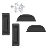 Zoomella 4Pcs Suitcase Bottom Stud Feet Pads Repair Parts Simple Assembly Replacement Style C|Luggage|Travel