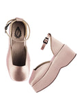 Shoetopia Stylish Peach Chic Pumps For Women & Girls-Eu39,Peach,6,B0D4JTZR9T