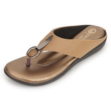Ortho Joy Doctor Footwear For Women|| Fancy Footwear For Women || Orthopedic Women'S Fancy Slipper/Sandal For Women,Beige,6,B0D5V4ZTWV
