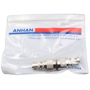 ANHAN UHF Male to BNC Male Connectors, Pl259 to BNC Coax Adapters for Ham Radio, Antenna, Scanner, Coaxial Cable 2Packs