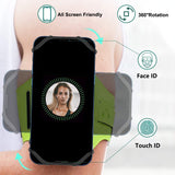 VUP Running Armband 360Rotatable for iPhone 13/Pro Max/Pro/Mini/12/11/SE/Xs/XR/X/8/7/Plus, Fits All 4-6.7 Inch Smartphones, with