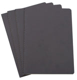 B5 Carline Notebook, 4 Pcs 9.8 Inch x 6.9 Inch 36 Sheets(72 Pages) 8 mm Ruled Notepads, Widely Used for Office, School, Home, Tr
