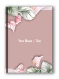 Brown Cloud Personalized Hard Bound Ruled Notebook/Diary With Personalised/Customized Message/Quote/Name For Personal/Corporate 