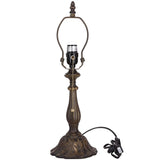 TCODTPOL Table Lamp Base Replacement Only, Wide 6 Height 18 Inch, Fit for 8, 10, 12 Inch Tiffany Style Stained Glass Lampshade, 