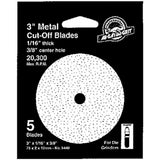 Metal Cut Whl 4X3/32X3/8 (Pack Of 1)