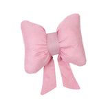Calandis Bow Car Neck Pillow For Computer Chairs Multipurpose Soft Decorative Cushion Pink | Travel Pillows | Travel Accessories