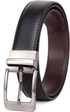 Urban Alfami MenS Vegan Leather Reversible Belt For Men | (Formal/Casual) | Black/Brown | Size 28 To 46