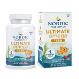 Nordic Naturals Ultimate Omega 2X Teen, Strawberry - 60 Mini Soft Gels - 1120 mg Total Omega-3s with EPA & DHA - Brain Health, P