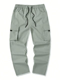 Anni Designer Men'S Pure Cotton Casual Regular Fit Cargo With 4 Pockets (Kargo Pista_L_Pista_Large),Pista,L,Cotton,Cargo,