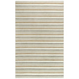 Alora Decor Rivera 7'9' X 9'9' Stripe Ivory/Beige/Brown Hand-Tufted Area Rug