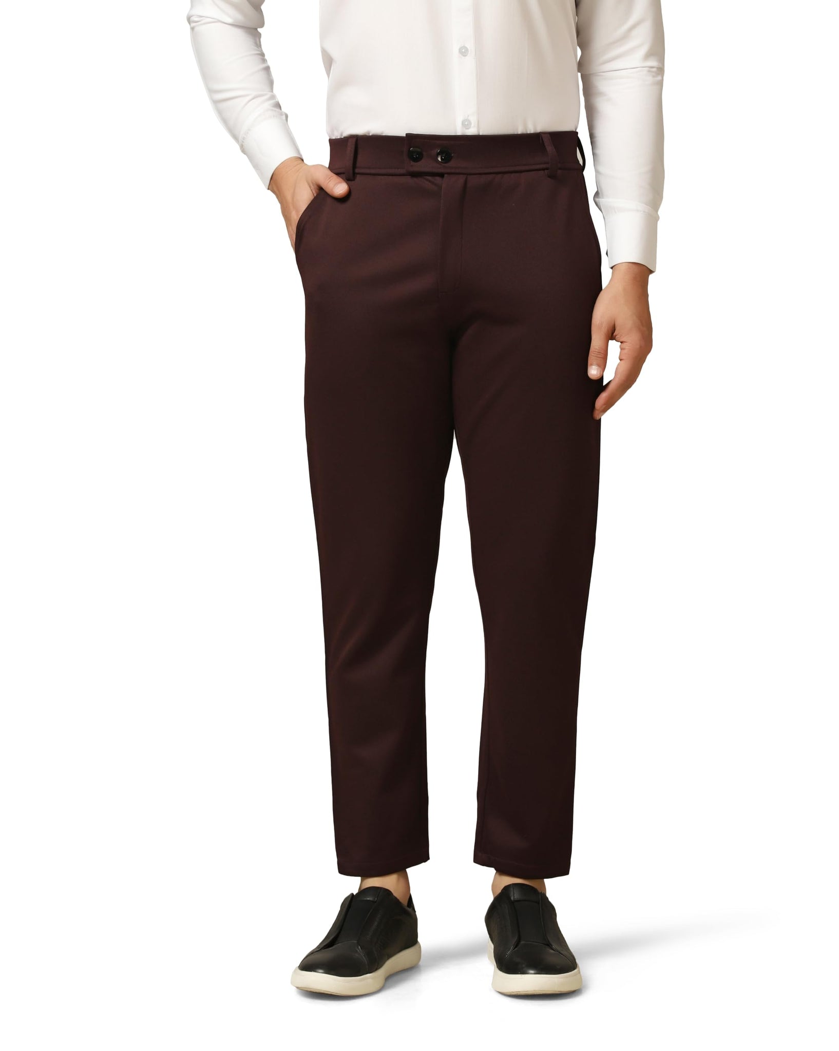Toplot Men'S Formal Trousers || Slim Fit Men'S Wear Trousers || Stretchable Formal Pant Trousers || Trouser For Men (Formal-5181-Coffee-32),Coffee,32,B0DKBLNM6X