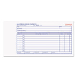 Rediform 1L114 Material Requisition Book 4 1/4 x 7 7/8 TwoPart Carbonless 50Set Book