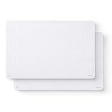 Notsu Dot Grid Desk Notepad 2 Pack | Minimalist Dotted Memo Mouse Pads with Premium Thick Paper, Small 5.5 x 8.5