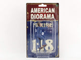 American Diorama Mechanic Darwin Pushing A Car Figurine For 118 Scale Models