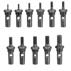 WETOLS 11Pcs Rivet Nut Tool Replacement Mandrels of WE882/WE889, Rivet Nut Tool Accessories Set M3 M4 M5 M6 M8 M10 M12, 10-24, 1