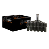 West Coast Wheel Accessories 14X1.5 Conical Spline Lug Bolt 27Mm 5 Lug Install Kit Black