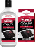 Weiman Ceramic and Glass Cooktop Cleaner - Heavy Duty Cleaner and Polish (10 Ounce Bottle and 3 Scrubbing Pads)