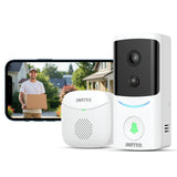 INFIYA Video Doorbell Camera Wireless-2K Outdoor Front Door Cam with Chime