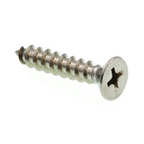 Prime-Line 9017059 Sheet Metal Screws, Self-Tapping, Flat Head, Phillips Drive, #10 X 1 (25 Pack)