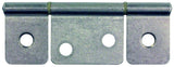 JR Products 70635 Non-Mortise Hinge - Satin Nickel 3.5 x 1.5 x 1.2