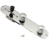Musiclily Loaded Tele Control Plate Pre-Wired 3-Way Control Plate Wiring Harness with Tone Volume Control Knob for Fender for Te