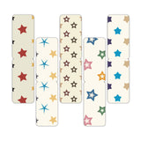 woopme Set of 5 Magnetic Colorful Star Design Bookmark for Book Lovers Readers Students Gift Magnetic Page Clips Folding