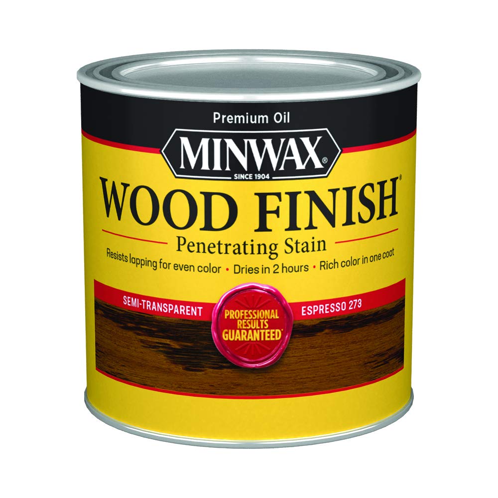 1/2 Pt Minwax 273 Espresso Wood Finish Oil-Based Wood Stain