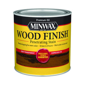 1/2 Pt Minwax 273 Espresso Wood Finish Oil-Based Wood Stain