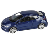 2007 Civic Type R FN2 Sapphire Blue Metallic 1/64 Diecast Model Car by Paragon Models PA55396