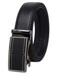 Zacharias MenS Faux Leather Belt With Autolock Buckle Ads234 (Black, 4Xl) (Pack Of 1)