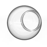 KastLite 8 Clear Acrylic Lamp Post Globe | Smooth Textured with 3.91 Fitter Neck | Manufactured in the USA