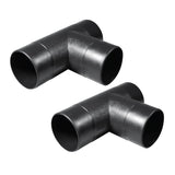 POWERTEC 70180P2 21/2Inch Dust Collection TFitting, 2 PK