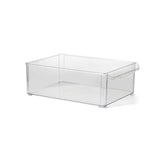 INABOX Large Clear Polystyrene Tray, 30x20x10 cm Transparent Storage Tray for Organizing & Tidy Solutions