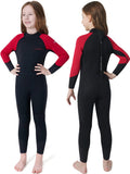 Dark Lightning 3/2mm Kids Wetsuit for Boys and Girls, Neoprene Thermal Swimsuit, Toddler/Junior/Youth One Piece Wet Suits for Sc