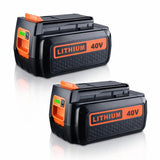 VANTTECH 4.0Ah 40V Max LBXR36 Battery Replacement for Black and Decker 40V Lithium Battery, Compatible with LBXR36 LBX1540 LBX20