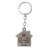 Caristo Dream Home Sweet Home Apna Ghar House (Kc33) Silver Metal Keychain For Housewarming Gift