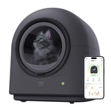 HHOLOVE TYPro Self Cleaning Cat Litter Box Automatic Hands-Free Smart Robot self Cleaning Cat Litter Box for Multiple Cats with 