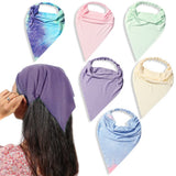 Vercret Tie Dye Hair Scarf Headband for Women, Elastic Bandana Head Bands
