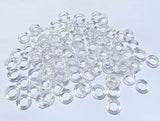 Clear Roman Blind Curtain Rings, 1/2inch Transparent O Rings, 100 Pieces