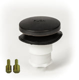Universal Toe Touch (Tip Toe, Foot Actuated) Bath Tub/Bathtub Drain Stopper Includes 3/8 and 5/16 Fittings