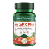 Purity Products AstaFX Plus - Astaxanthin Super Formula - 30 Day Supply from Supports Endurance - Promotes Healthy Skin - Suppor