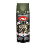 Krylon Camouflage spray Paint, Ultra Flat, Woodland Light Green, 11 oz. K04296000