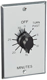 NSI TORK C530M SpringWound InWall Twist Timer with Commercial Style Metal Plate and 30Minute Length for Automatic Shutoff of 