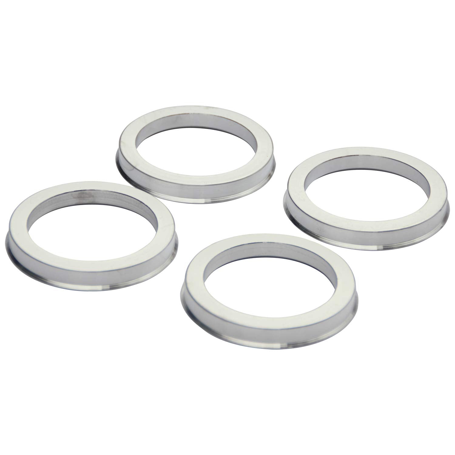 Alloy Aluminum Hub Centric Rings 106 to 100, Set of 4 - Performance Spigot Hubrings fit 100mm Vehicle Hub and 106mm Wheel Center