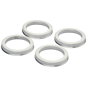 Alloy Aluminum Hub Centric Rings 106 to 100, Set of 4 - Performance Spigot Hubrings fit 100mm Vehicle Hub and 106mm Wheel Center