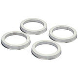 Alloy Aluminum Hub Centric Rings 106 to 100, Set of 4 - Performance Spigot Hubrings fit 100mm Vehicle Hub and 106mm Wheel Center