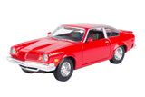 1974 Chevrolet Vega Red Forgotten Classics Series 1/24 Diecast Model Car By Motormax